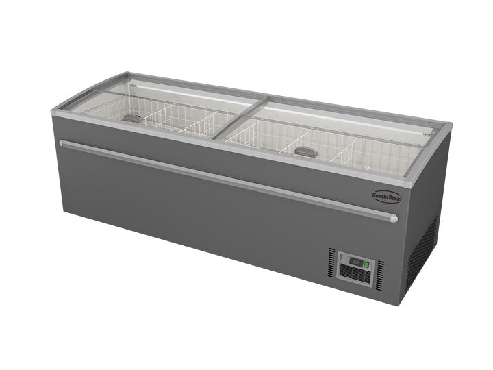 CombiSteel SUPERMARKET CHEST FREEZER GREY 2500 AUTOMATIC DEFROST *TRANSPORT ON REQUEST*
