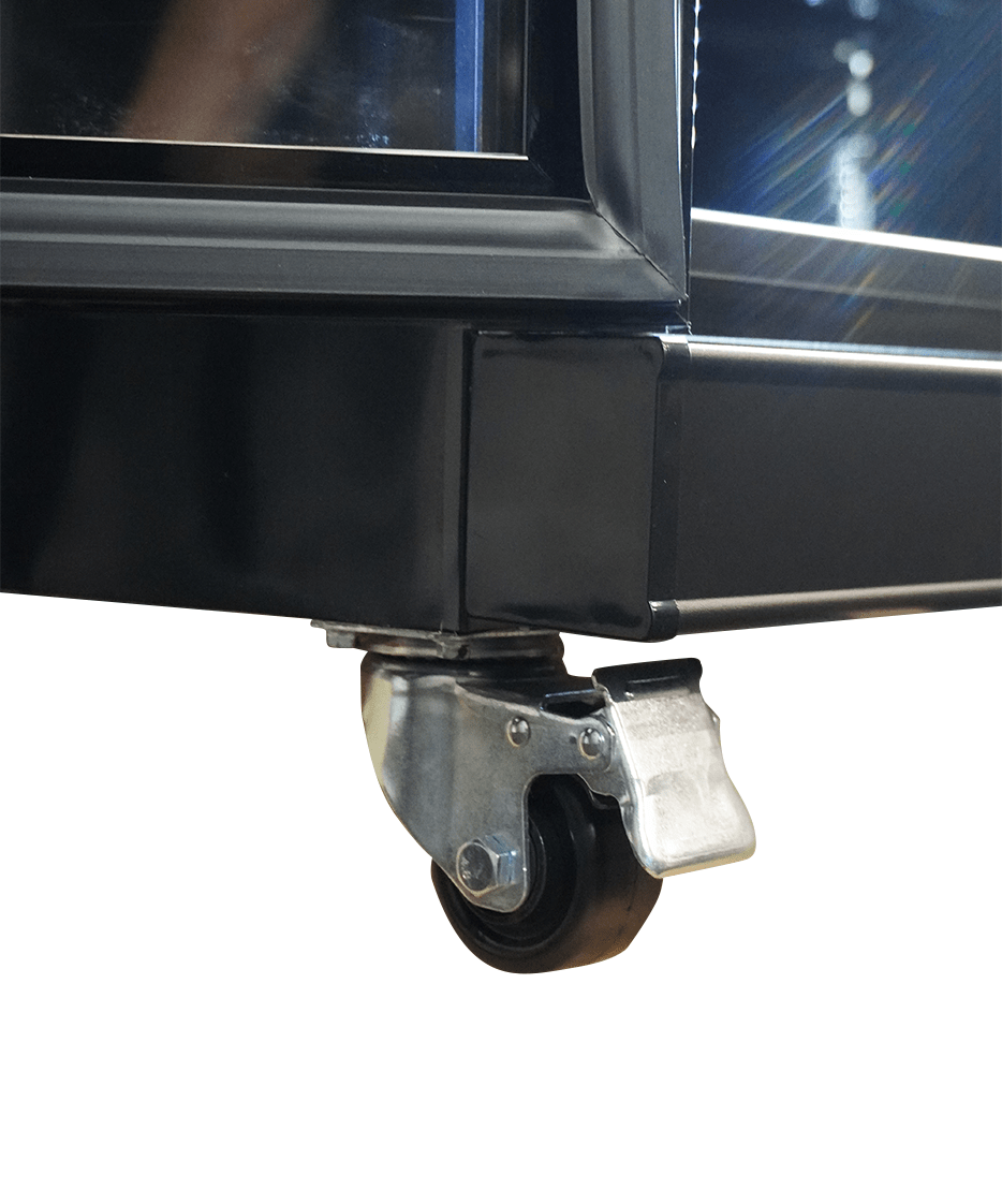 CombiSteel REFRIGERATOR 3 GLASS DOORS BLACK IRM-1180R BL