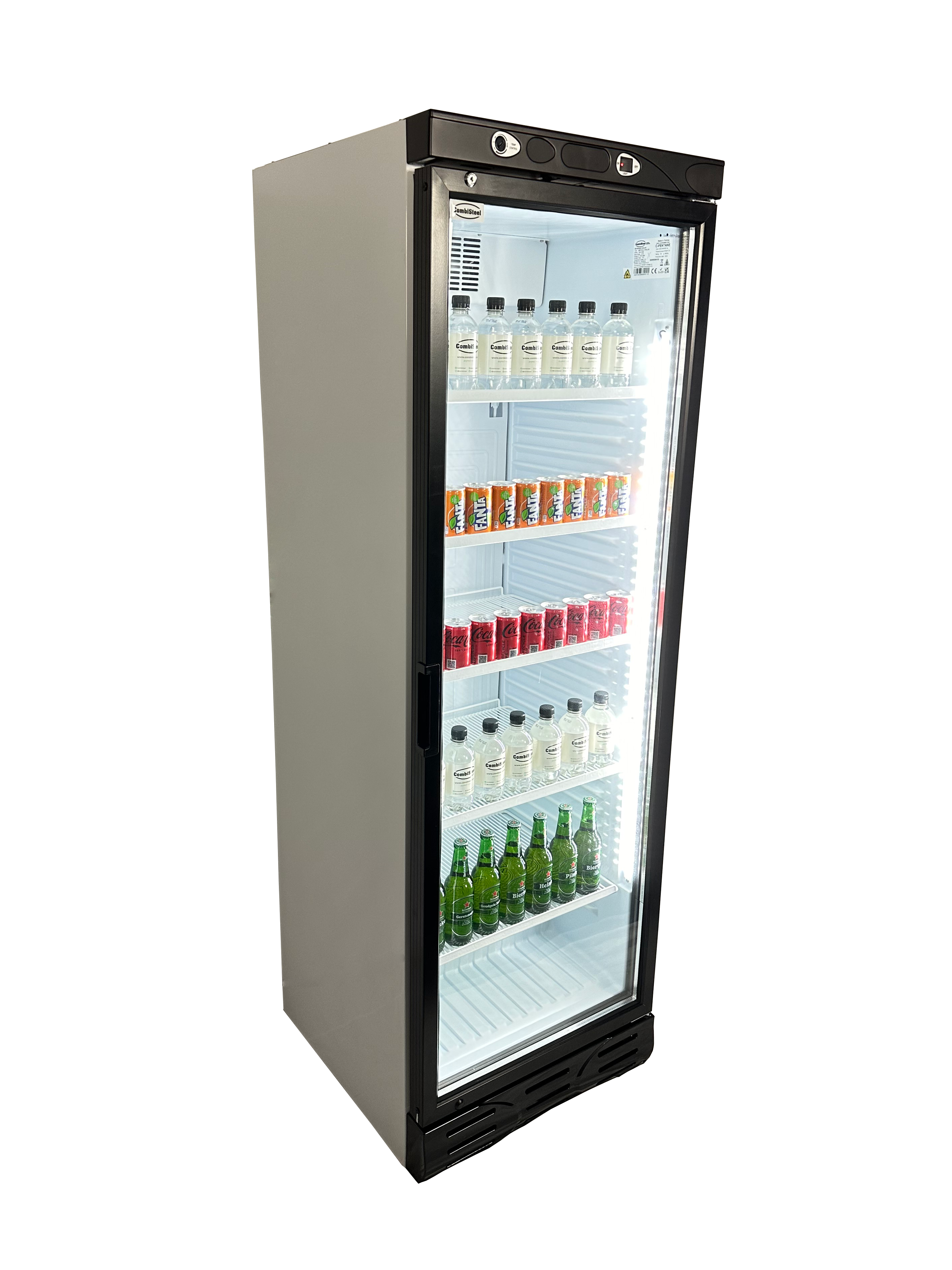 CombiSteel REFRIGERATOR 1 GLASS DOOR 382L