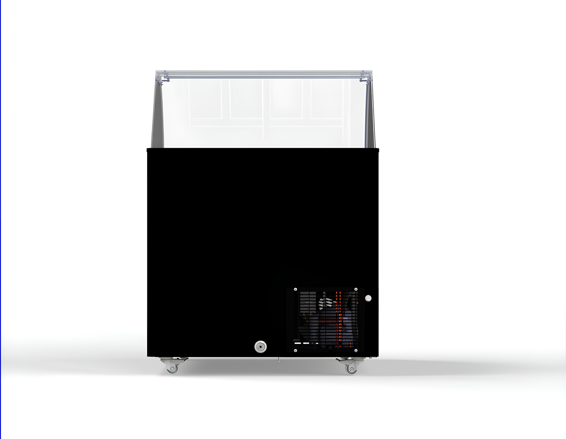 CombiSteel ICE CREAM DISPLAY CORISCA BLACK 6X5 LTR