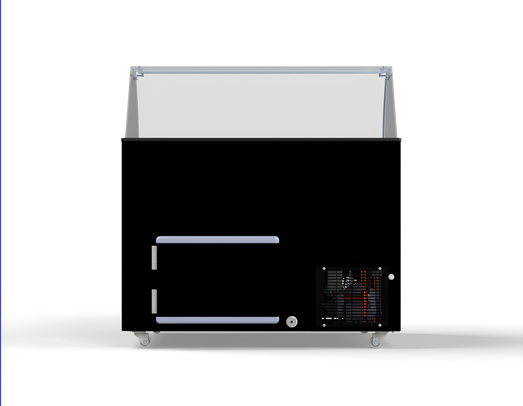 CombiSteel ICE CREAM DISPLAY JAVA BLACK 8x5 LTR