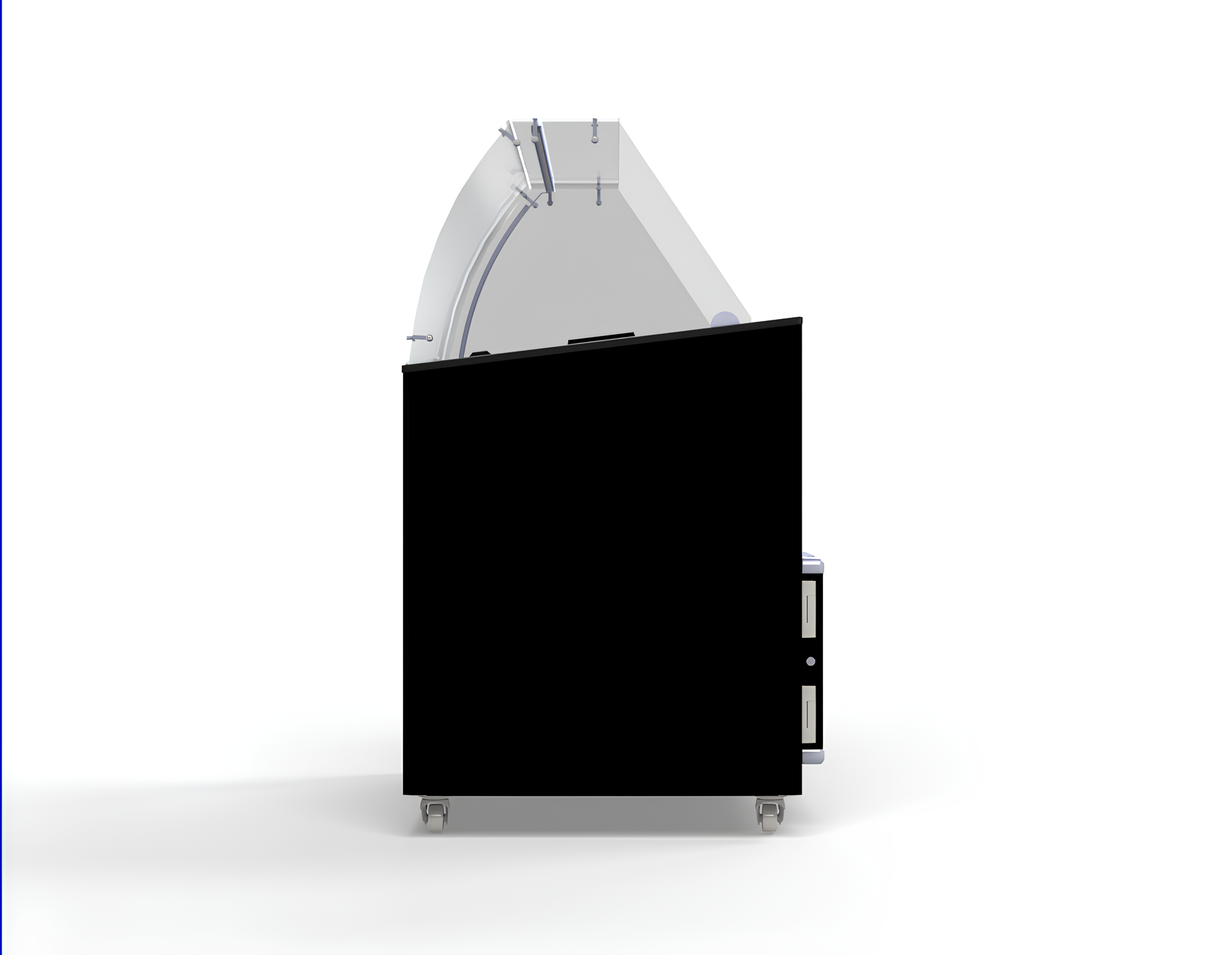 CombiSteel ICE CREAM DISPLAY JAVA BLACK 8x5 LTR