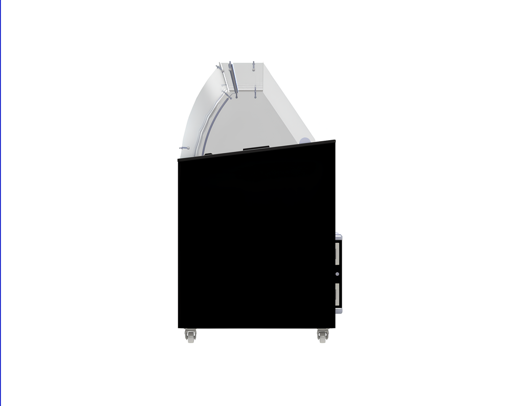 CombiSteel ICE CREAM DISPLAY TENERIFE BLACK 10X5 LTR