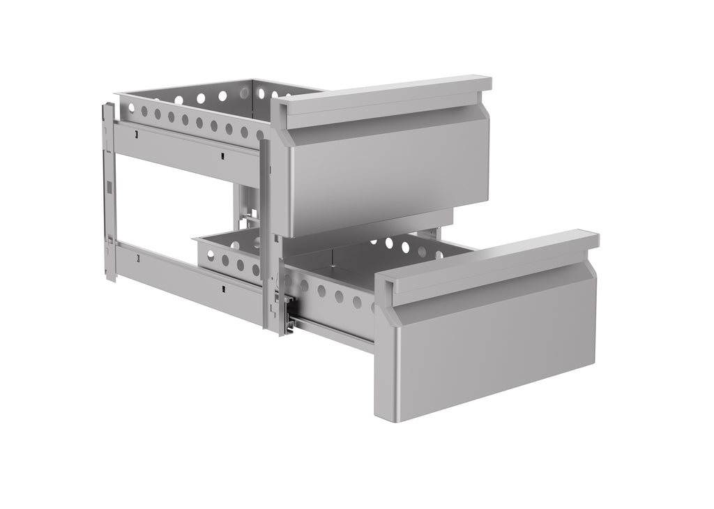 CombiSteel DRAWERSET 1/2 7489.5075 - 7489.5080 - 7489.5082  Combisteel doesn’t give any warranty on the installation of the drawerset