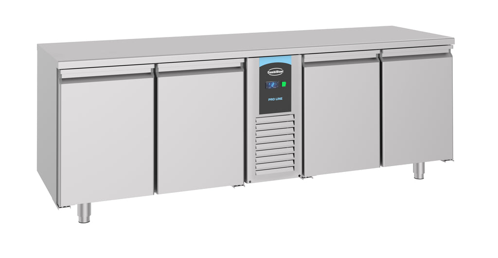 CombiSteel 700 REFRIGERATED COUNTER 4 DOORS MONOBLOCK ENERGY LINE