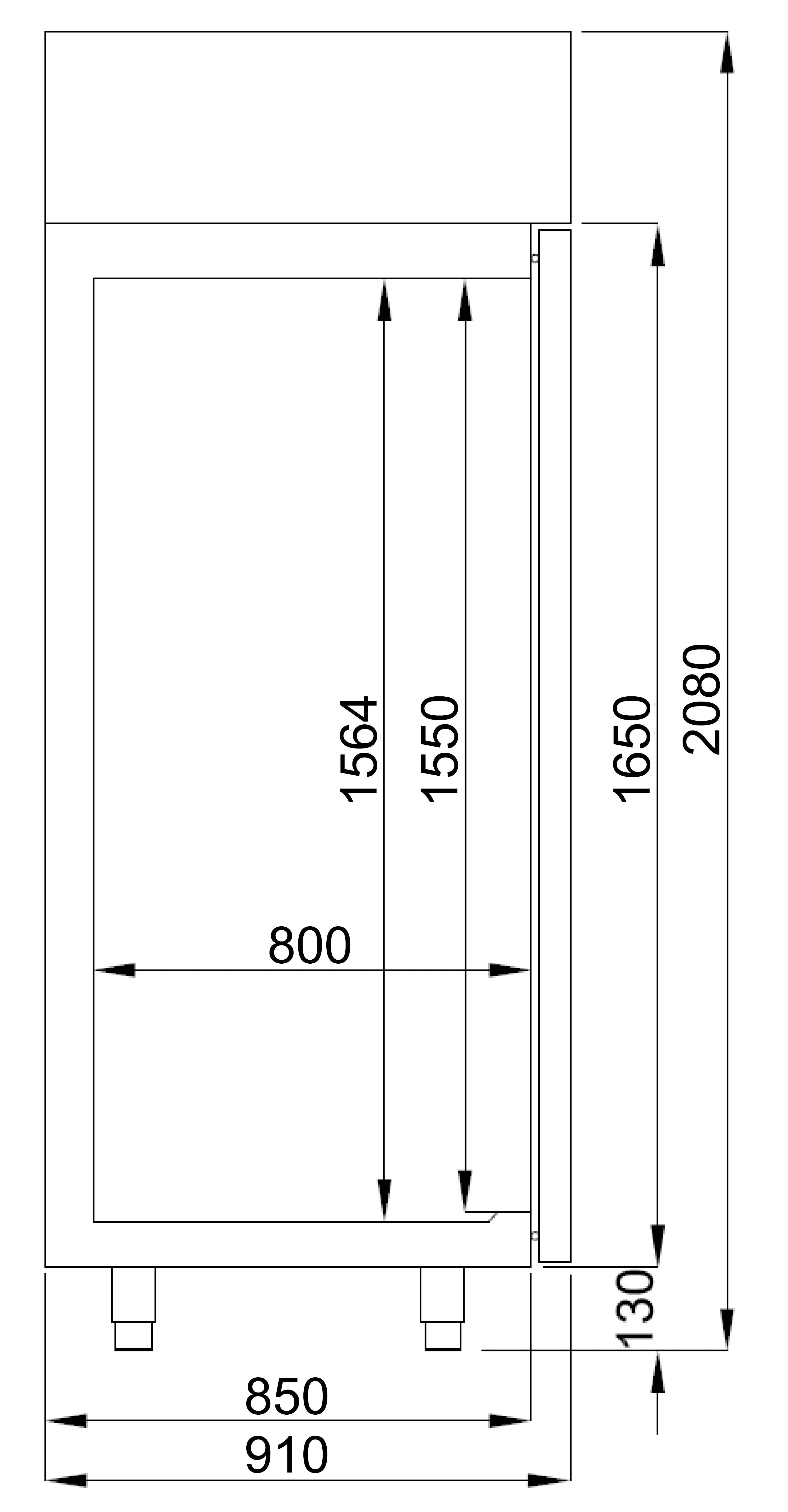 CombiSteel FREEZED BAKERY CABINET MONOBLOCK