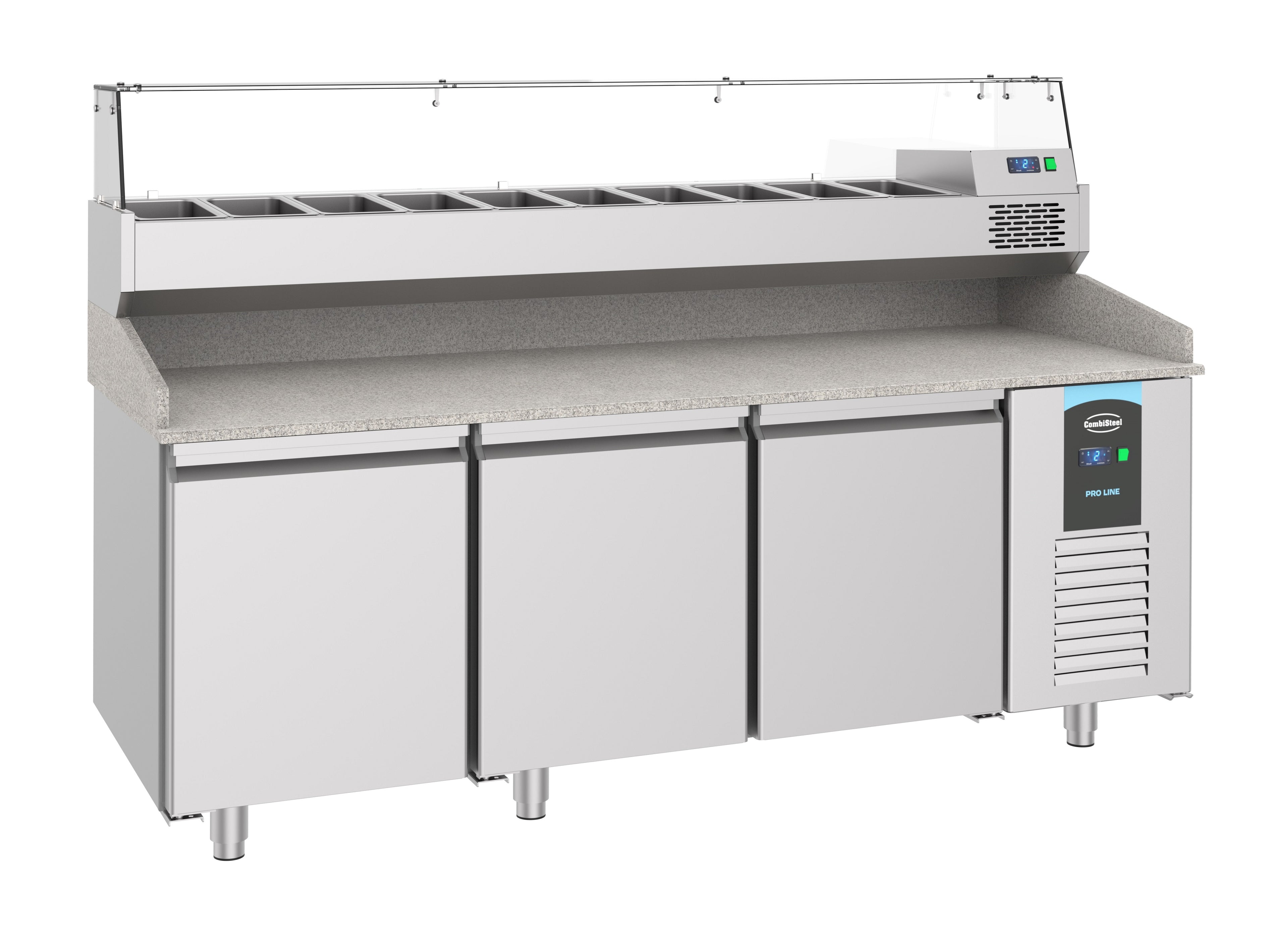 CombiSteel PIZZA COUNTER 3 DOORS