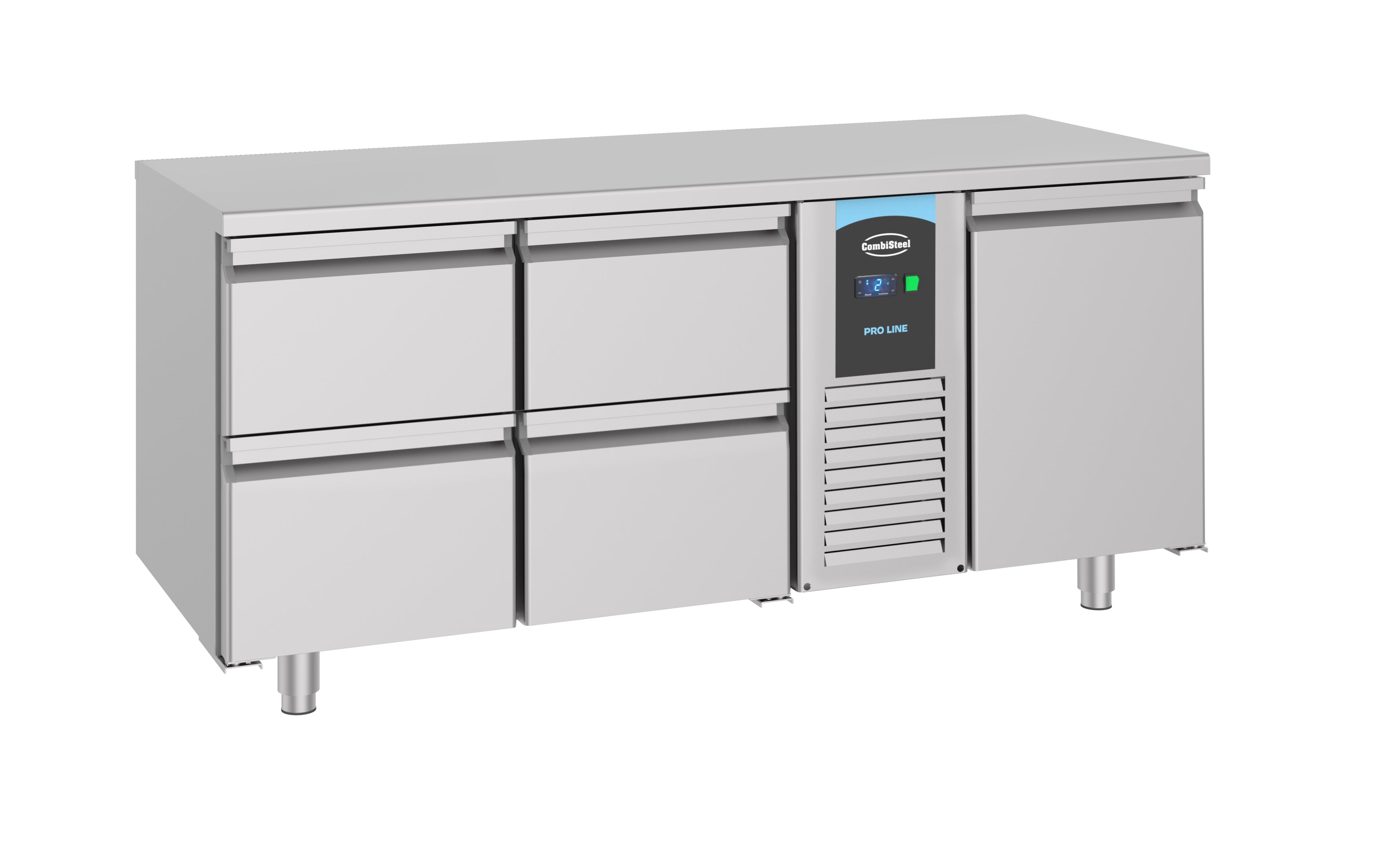 CombiSteel 700 REFRIGERATED COUNTER 1 DOOR AND 4 DRAWERS MONOBLOCK ENERGY LINE