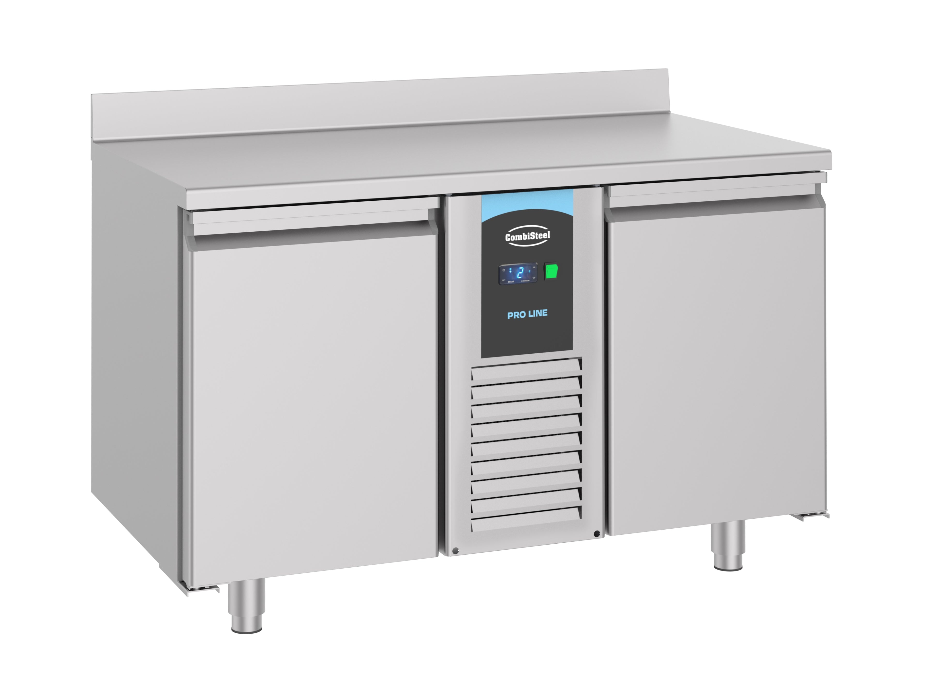 CombiSteel 700 REFRIGERATED COUNTER UPSTAND 2 DOORS MONOBLOCK ENERGY LINE