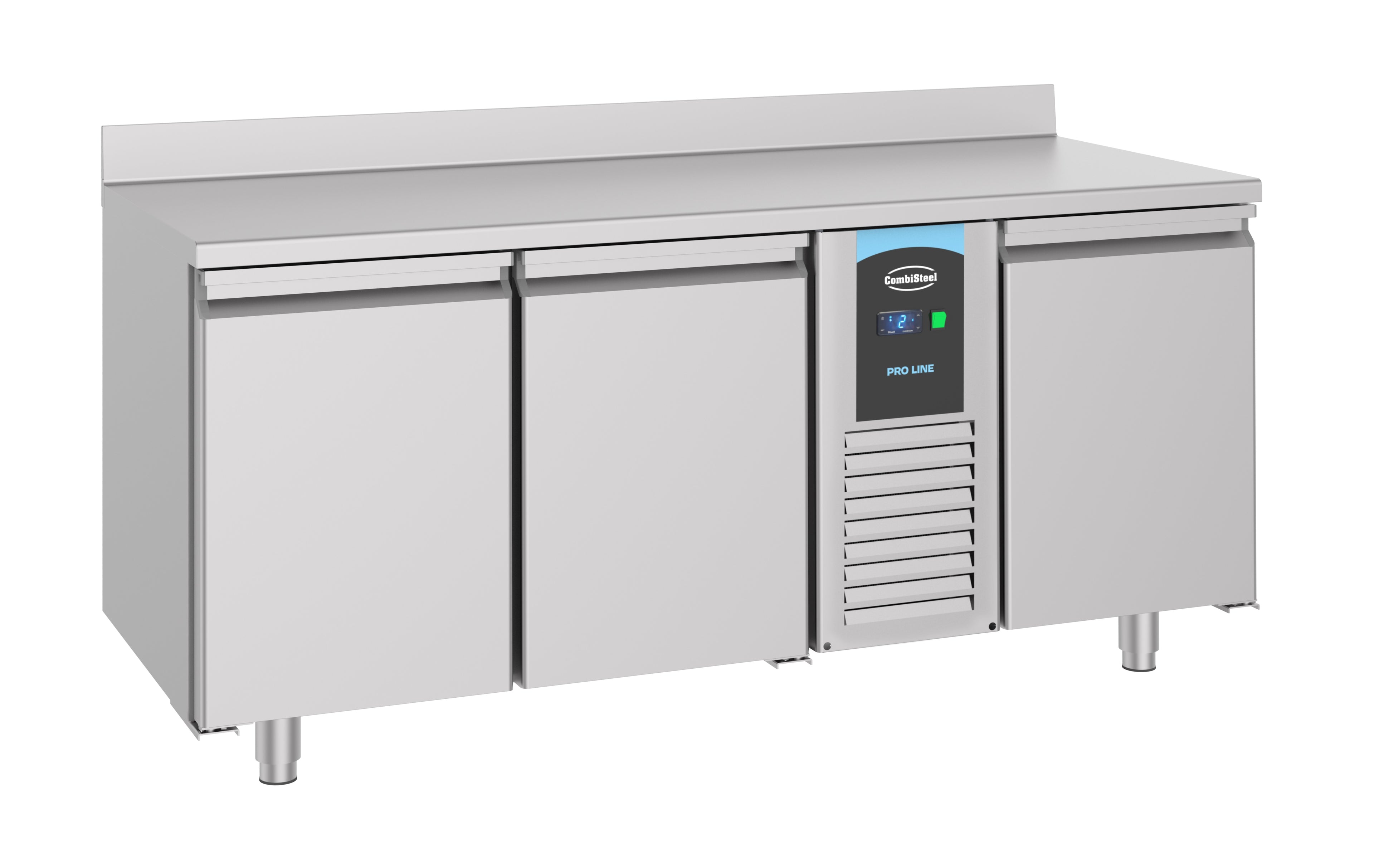 CombiSteel 700 REFRIGERATED COUNTER UPSTAND 3 DOORS MONO BLOCK