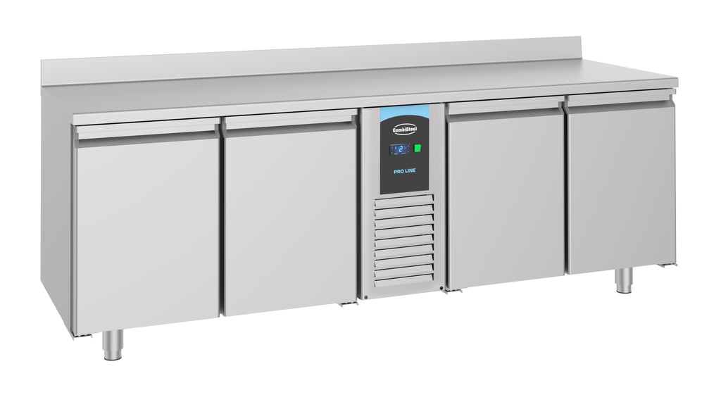 CombiSteel 700 REFRIGERATED COUNTER UPSTAND 4 DOORS MONOBLOCK ENERGY LINE