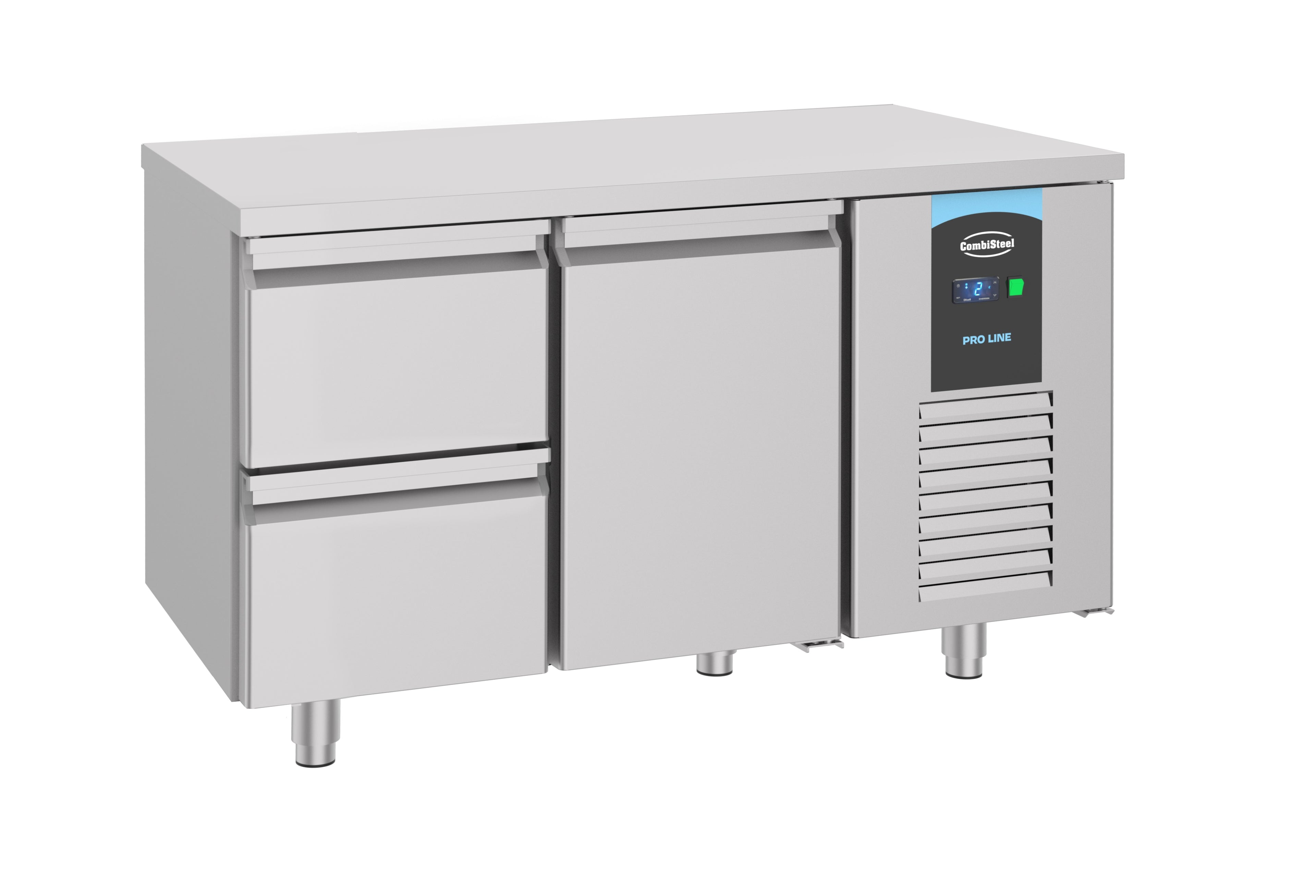 CombiSteel 700 REFRIGERATED COUNTER 1 DOOR 2 DRAWERS ENERGY LINE