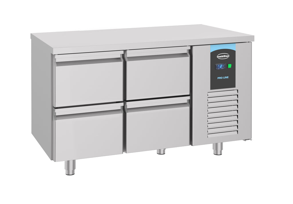 CombiSteel 700 REFRIGERATED COUNTER 4 DRAWERS ENERGY LINE