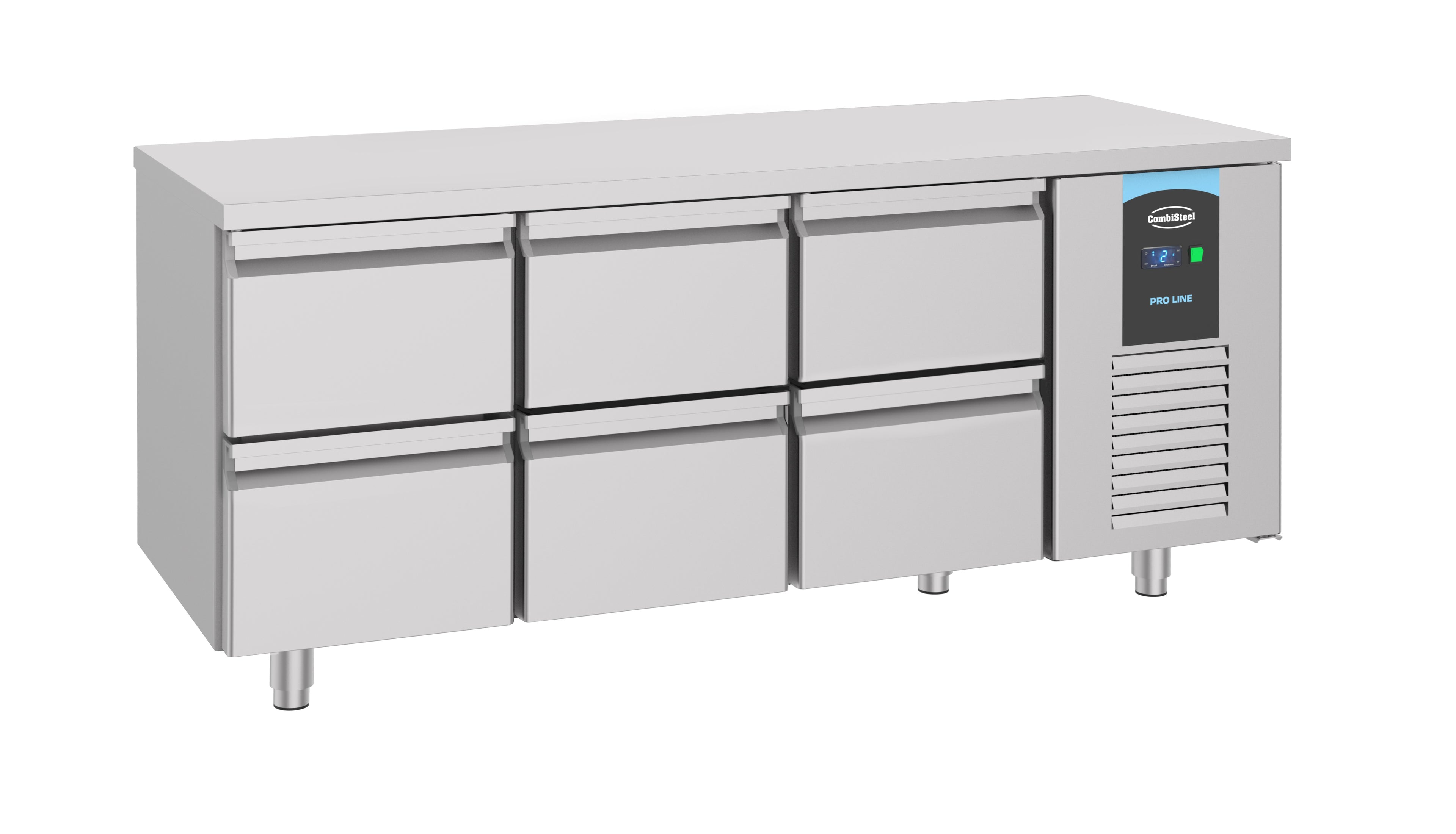 CombiSteel 700 REFRIGERATED COUNTER 6 DRAWERS ENERGY LINE
