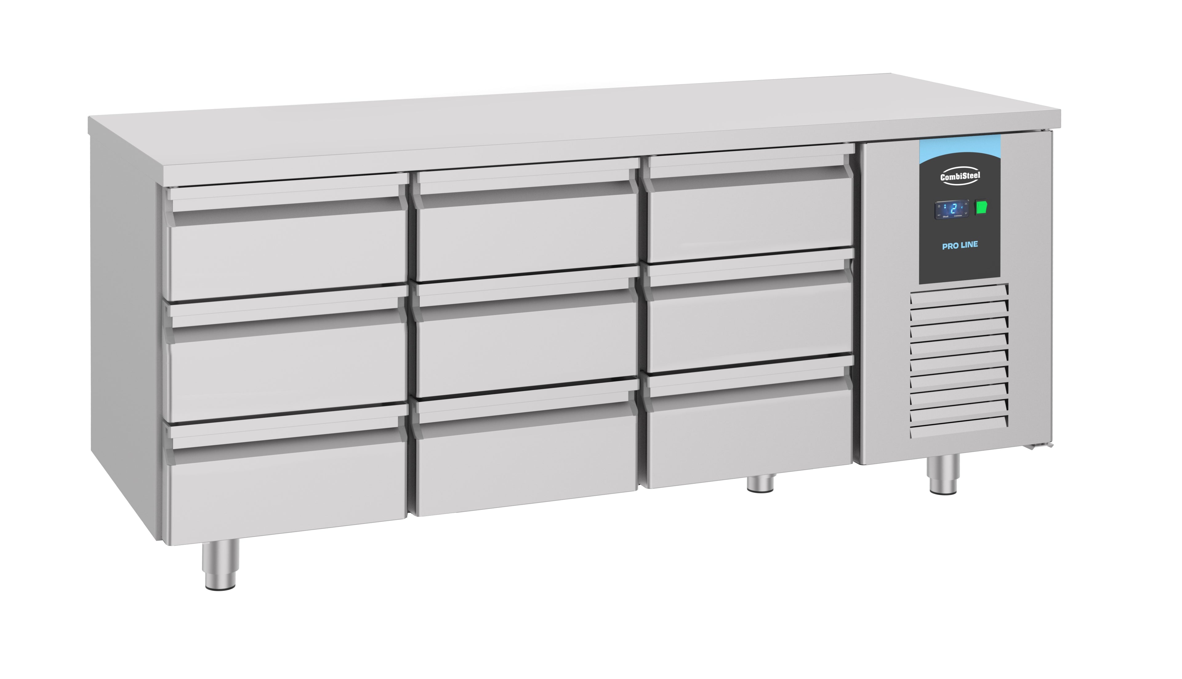 CombiSteel 700 REFRIGERATED COUNTER 9 DRAWERS ENERGY LINE