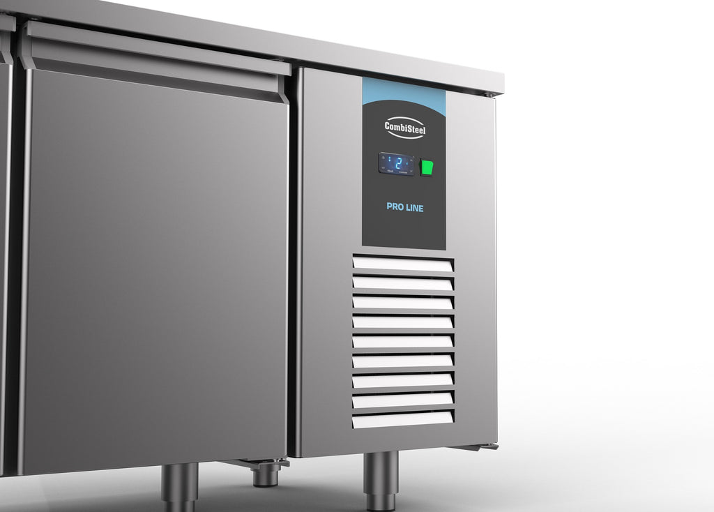 CombiSteel 700 REFRIGERATED COUNTER 2 DOORS 2 DRAWERS ENERGY LINE