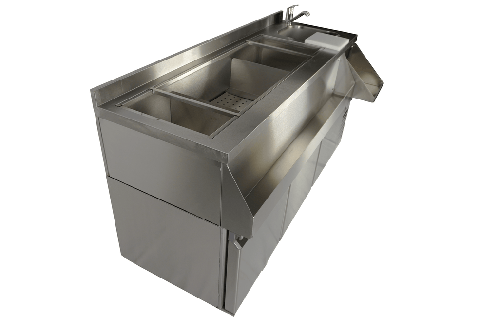 CombiSteel REFRIGERATED COUNTER 3 DOORS WITH COCKTAIL BAR STATION