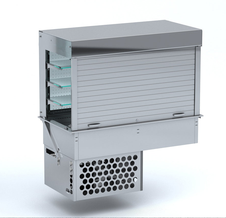 CombiSteel DROP-IN CUBIC REFRIGERATED DISPLAY - BLINDS 4/1