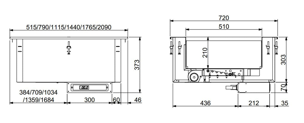 CombiSteel DROP-IN BAIN-MARIE UNIT HOT AIR 5/1