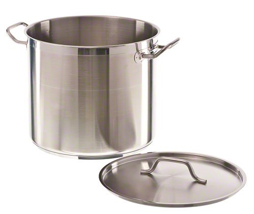 CombiSteel DEEP STOCKPOT MID HIGH SS + LID ø28 10L