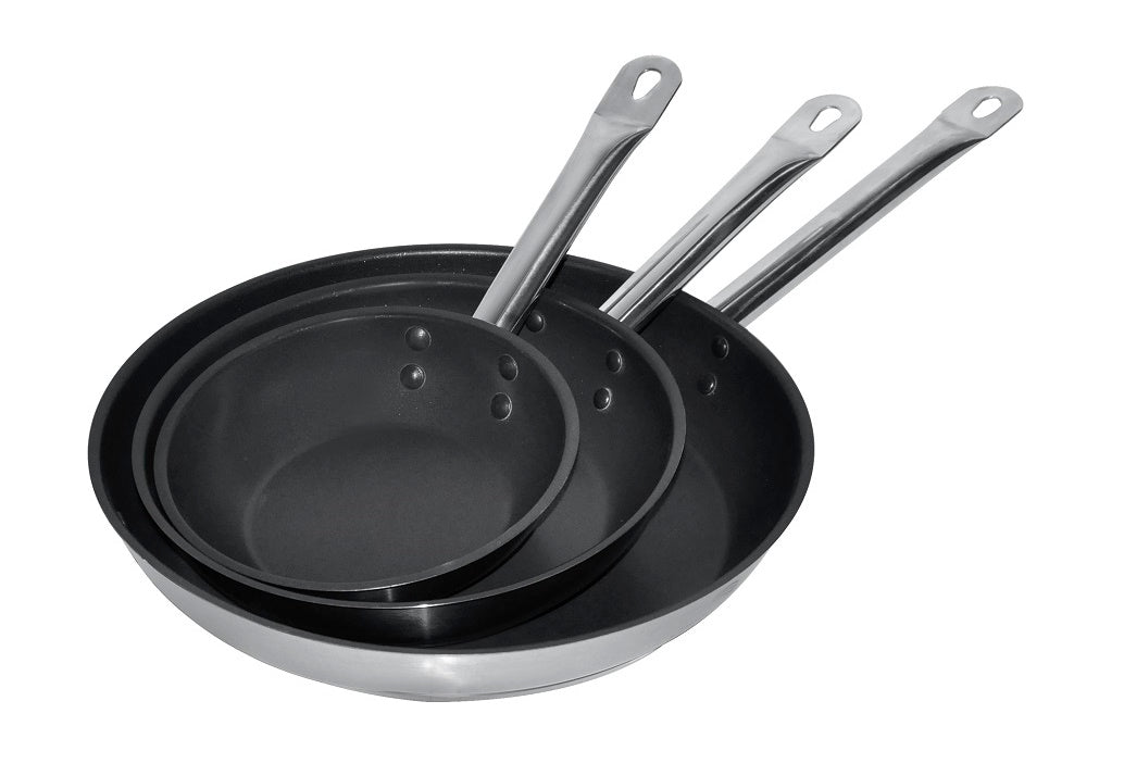 CombiSteel FRYPAN SS + NON-STICK COATING ø28 3,1L