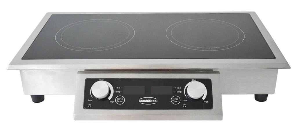 CombiSteel DROP-IN INDUCTION STOVE 2 HOBS  ONLY SUITABLE FOR INDUCTION PANS