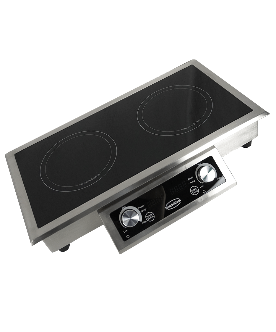 CombiSteel DROP-IN INDUCTION STOVE 2 HOBS  ONLY SUITABLE FOR INDUCTION PANS