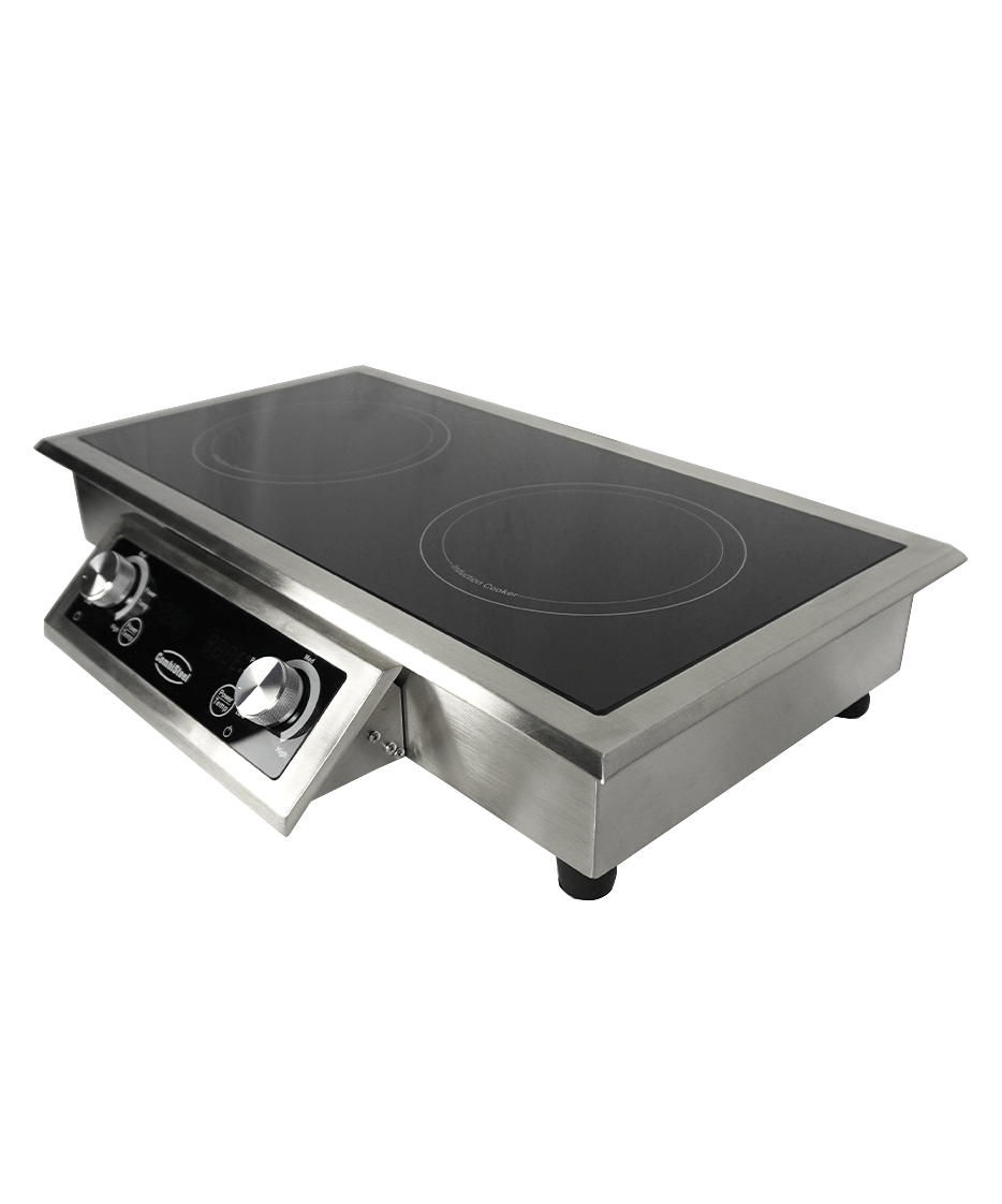 CombiSteel DROP-IN INDUCTION STOVE 2 HOBS  ONLY SUITABLE FOR INDUCTION PANS