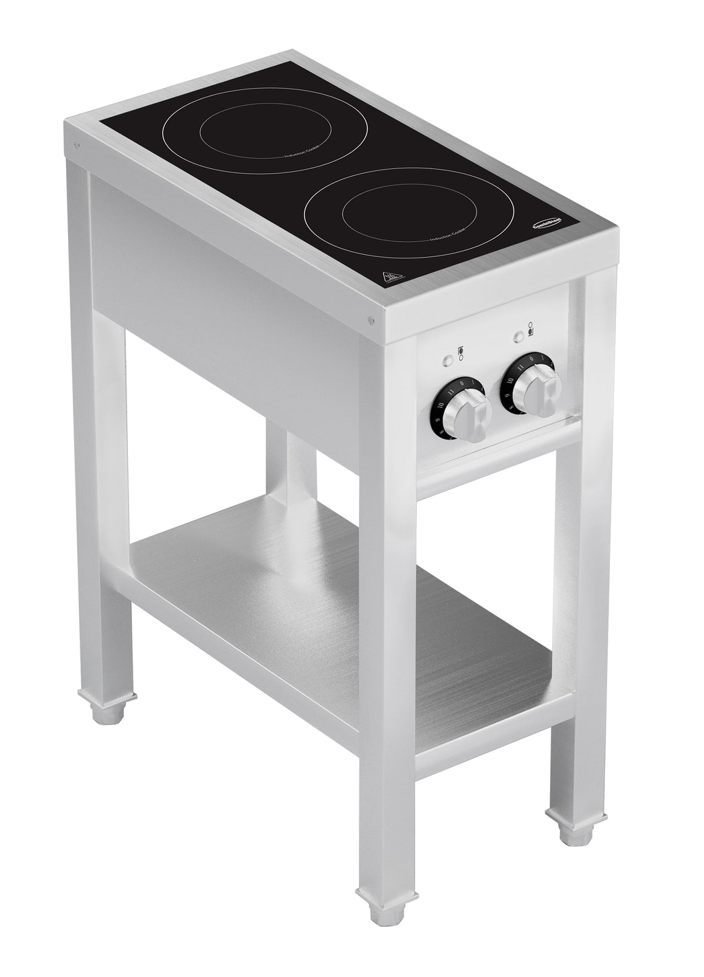 CombiSteel INDUCTION STOVE 2 HOBS WITH OPEN FRAME