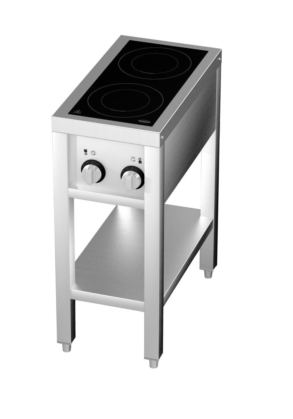 CombiSteel INDUCTION STOVE 2 HOBS WITH OPEN FRAME