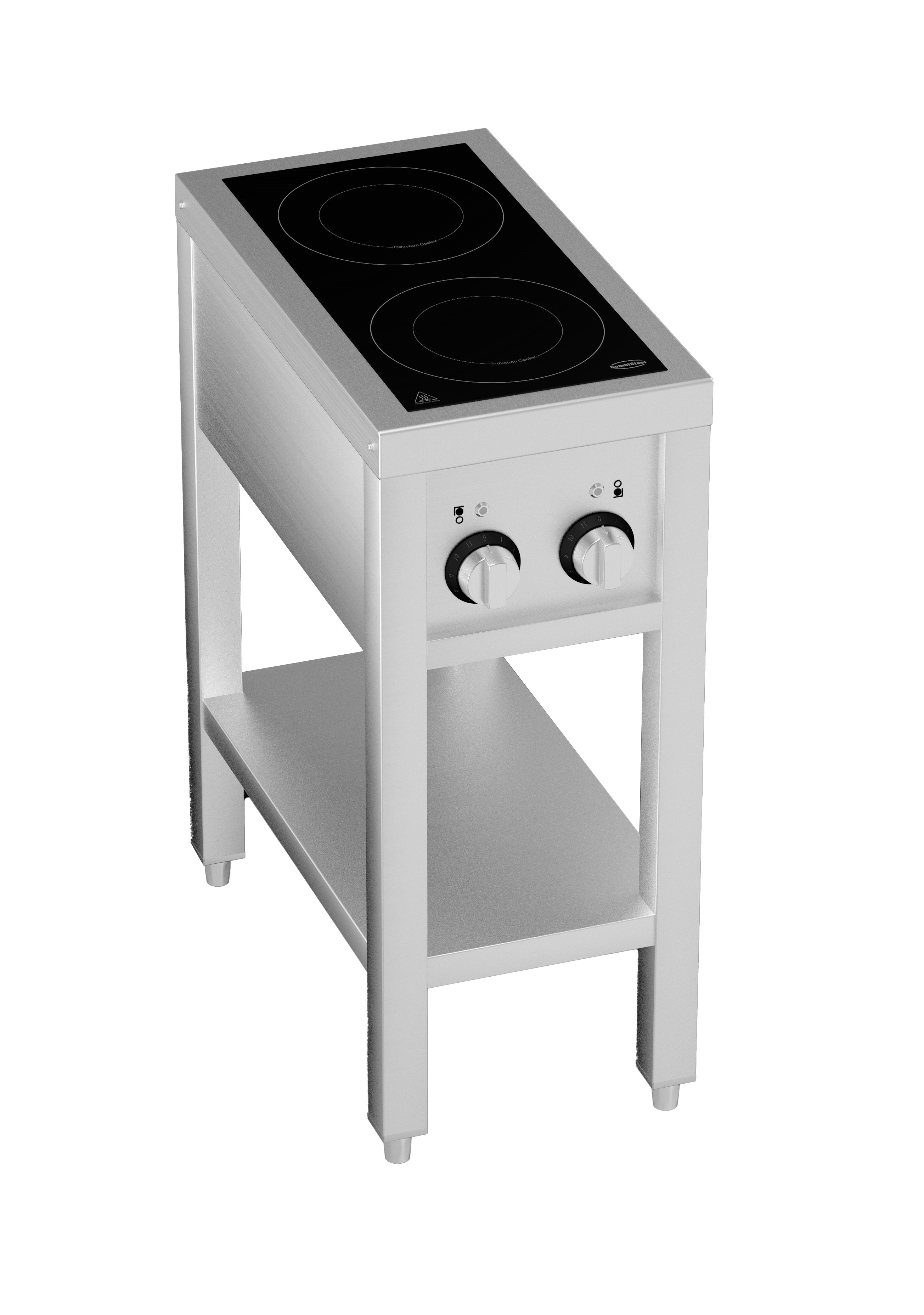 CombiSteel INDUCTION STOVE 2 HOBS WITH OPEN FRAME