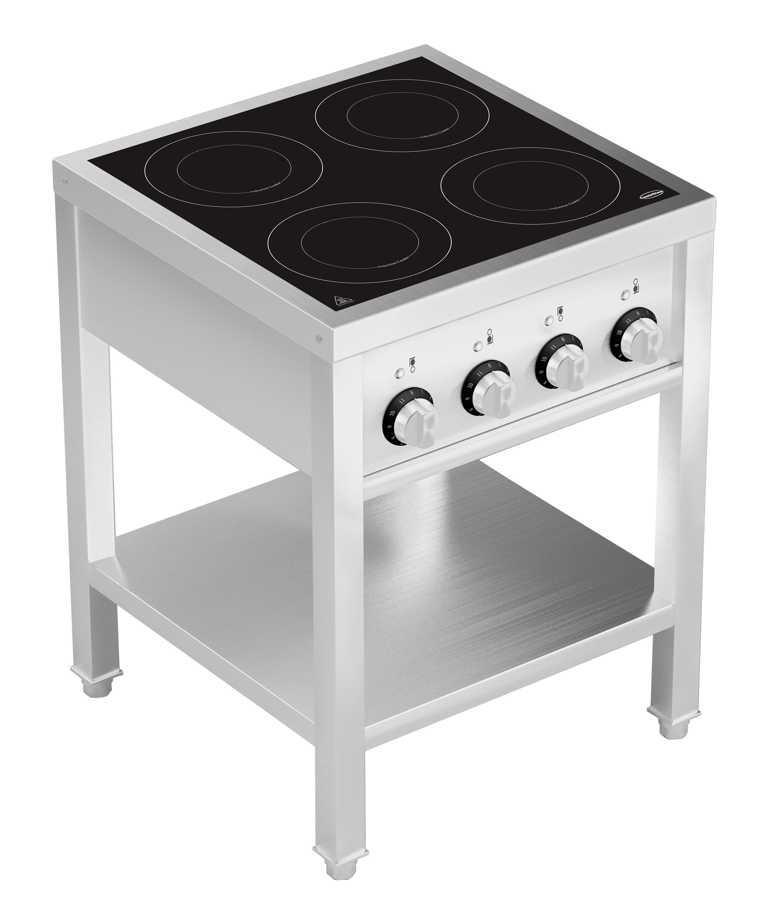 CombiSteel INDUCTION STOVE 4 HOBS WITH OPEN FRAME