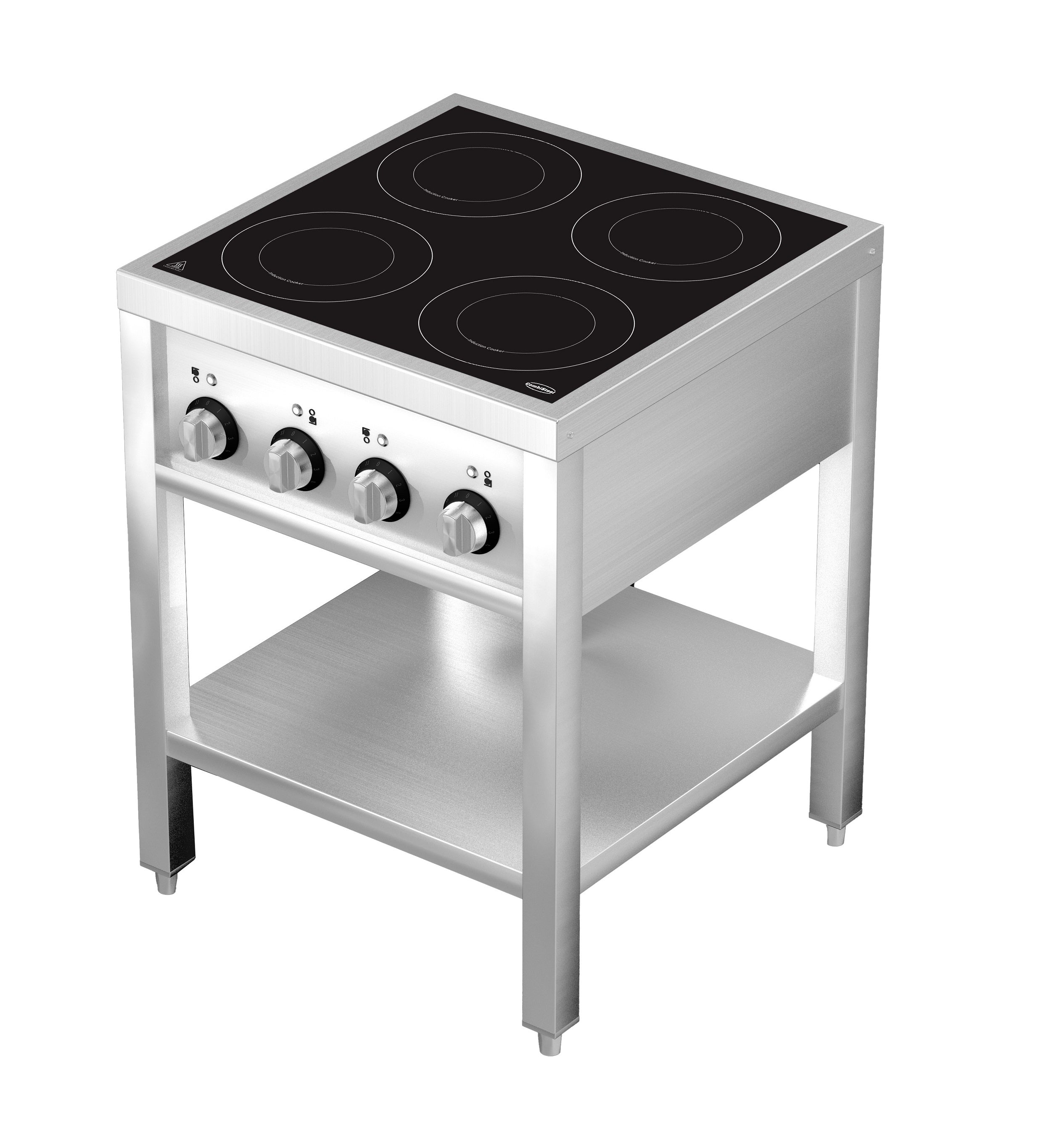 CombiSteel INDUCTION STOVE 4 HOBS WITH OPEN FRAME