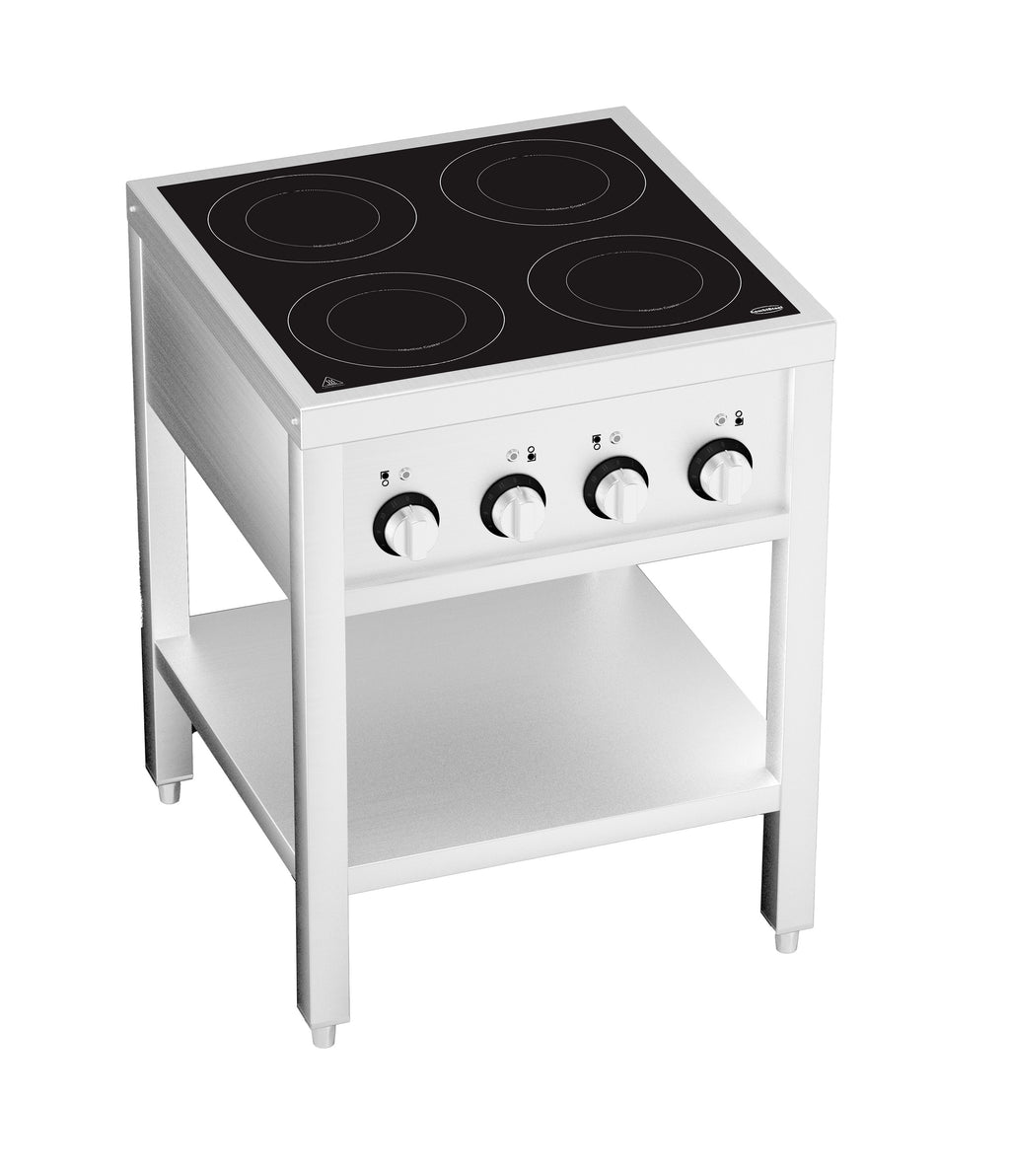 CombiSteel INDUCTION STOVE 4 HOBS WITH OPEN FRAME