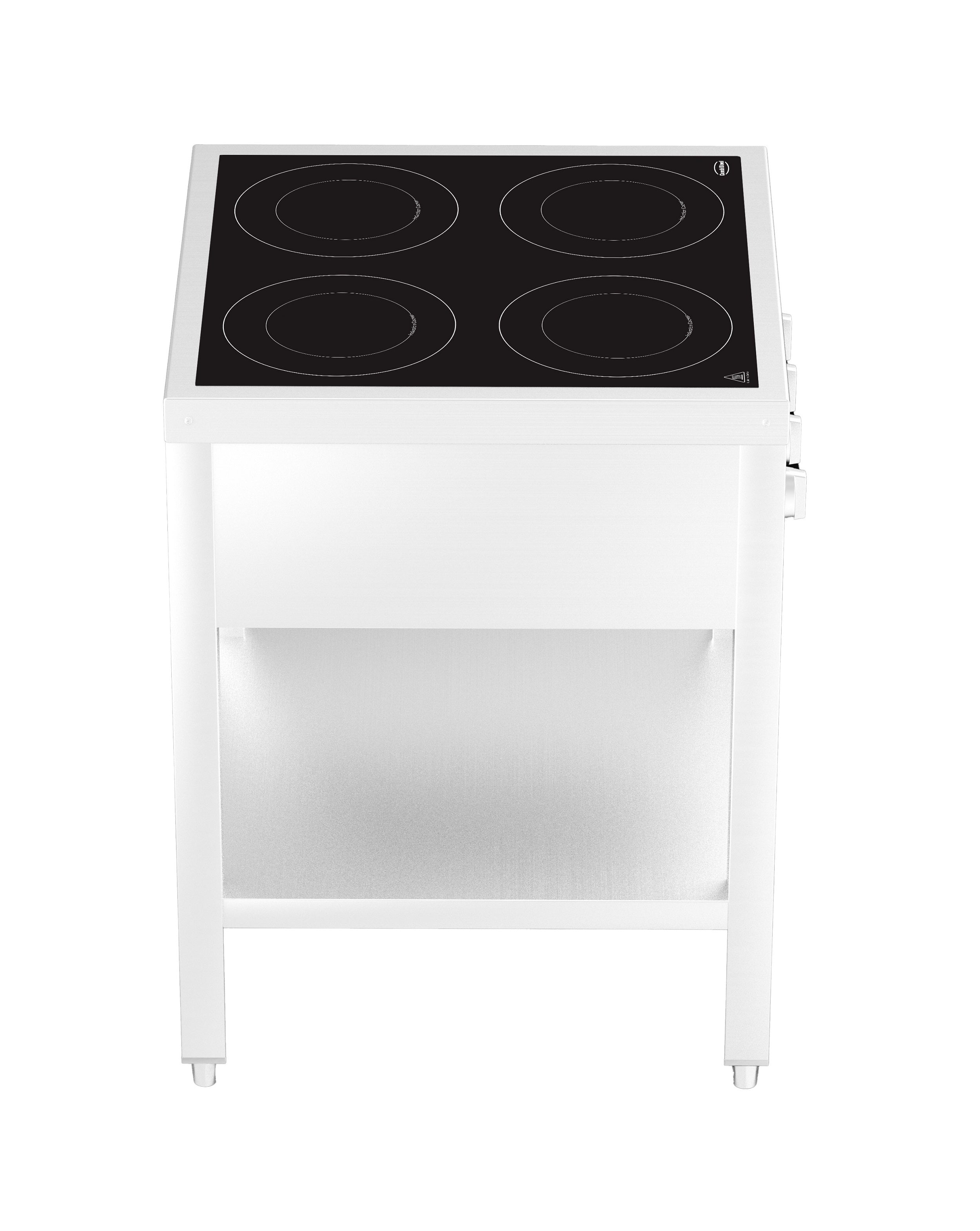 CombiSteel INDUCTION STOVE 4 HOBS WITH OPEN FRAME