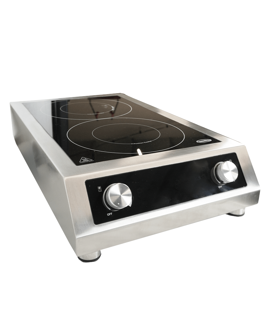 CombiSteel COUNTERTOP INDUCTION COOKING TOP 2 HOBS  ONLY SUITABLE FOR INDUCTION PANS