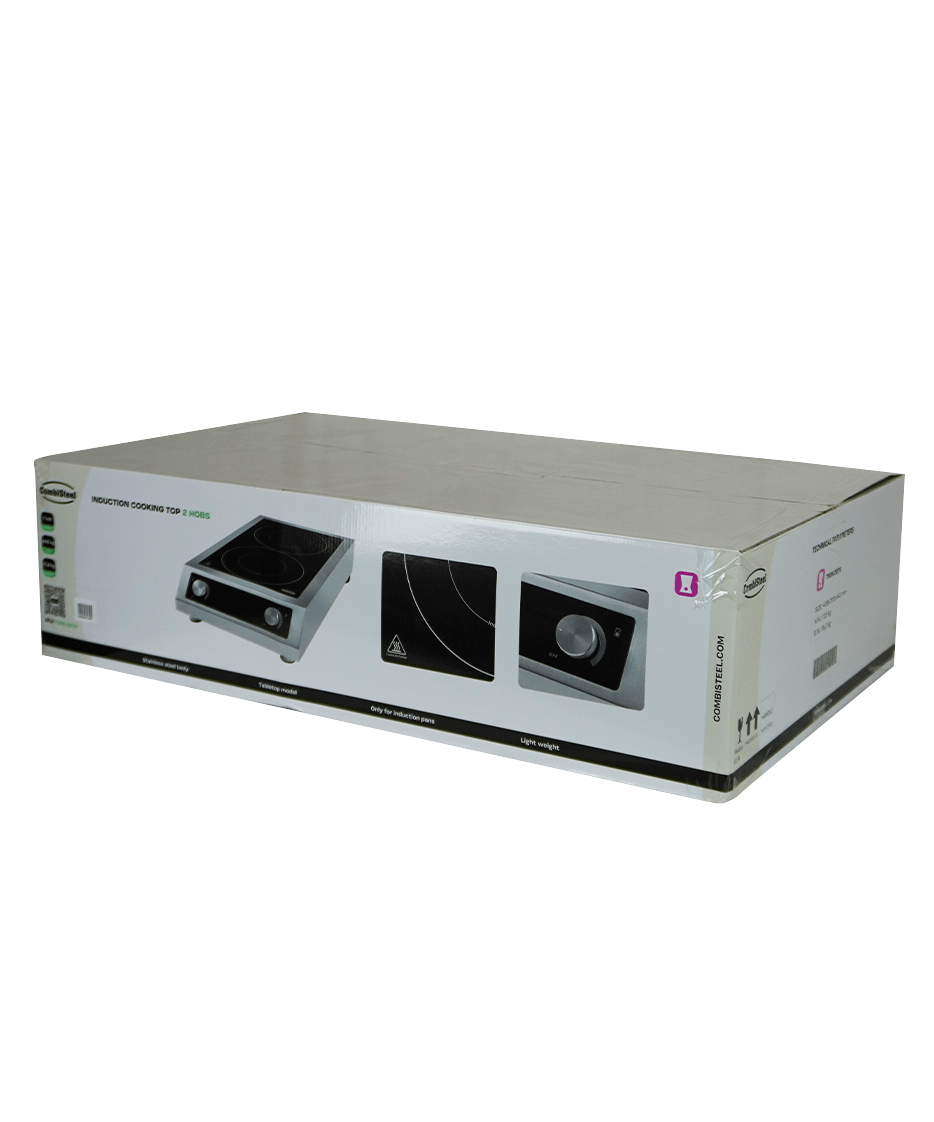 CombiSteel COUNTERTOP INDUCTION COOKING TOP 2 HOBS  ONLY SUITABLE FOR INDUCTION PANS