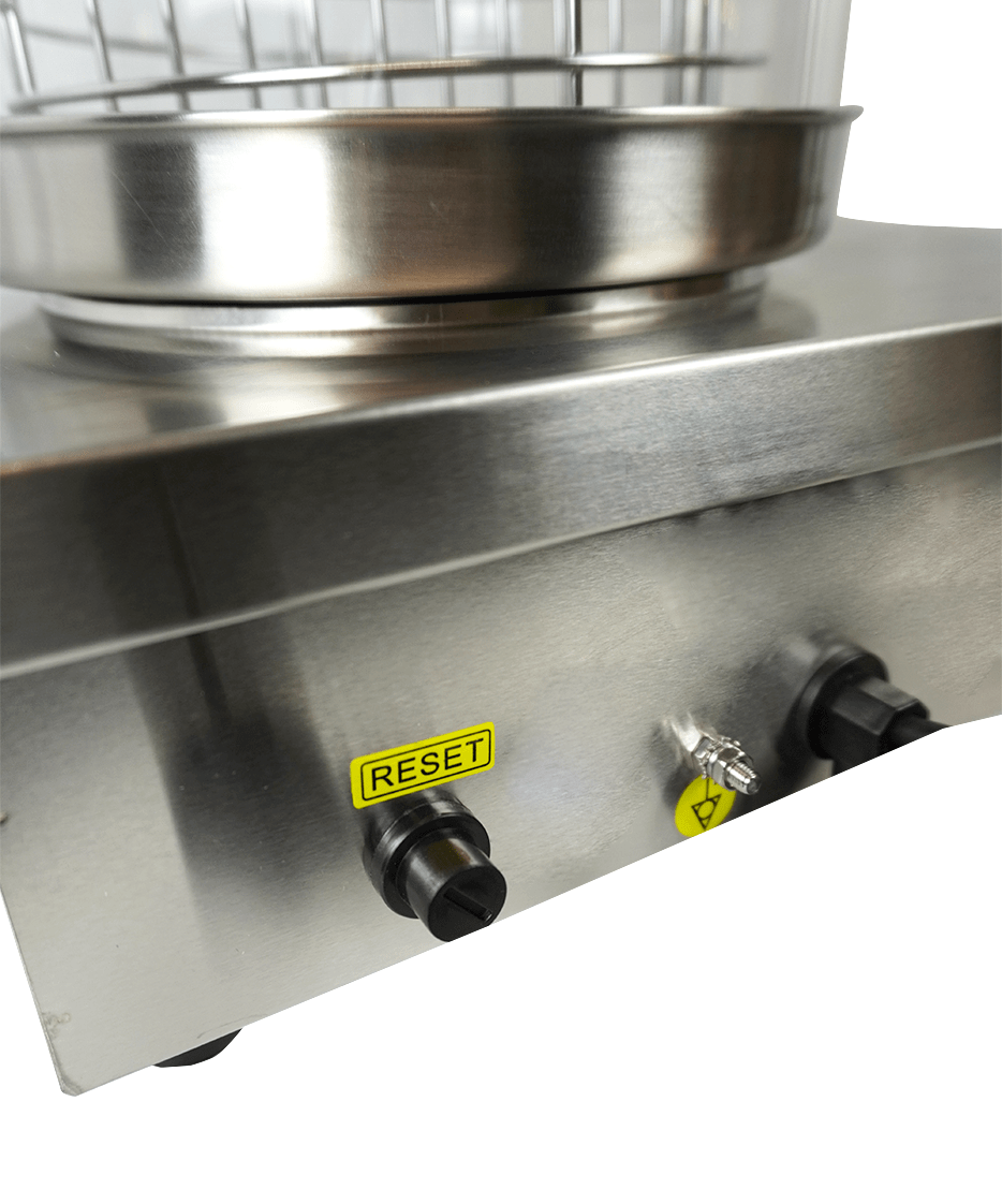 CombiSteel HOT DOG WARMER WITH 2 BREAD HEATING STICKS