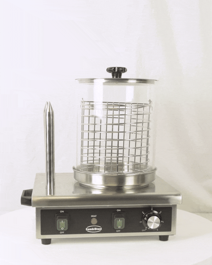 CombiSteel HOT DOG WARMER WITH 2 BREAD HEATING STICKS