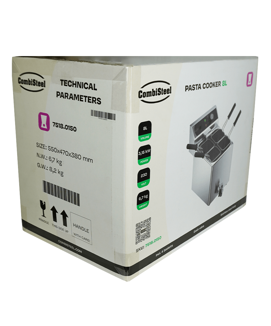 CombiSteel PASTA COOKER 8L INCL. BASKETS