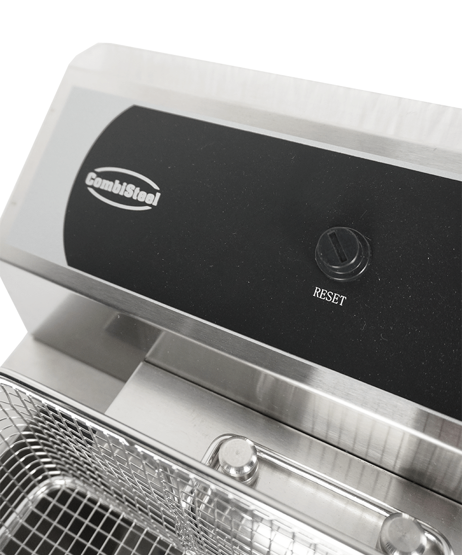 CombiSteel ELECTRIC COUNTER FRYER 25L - WITH DRAIN VALVE