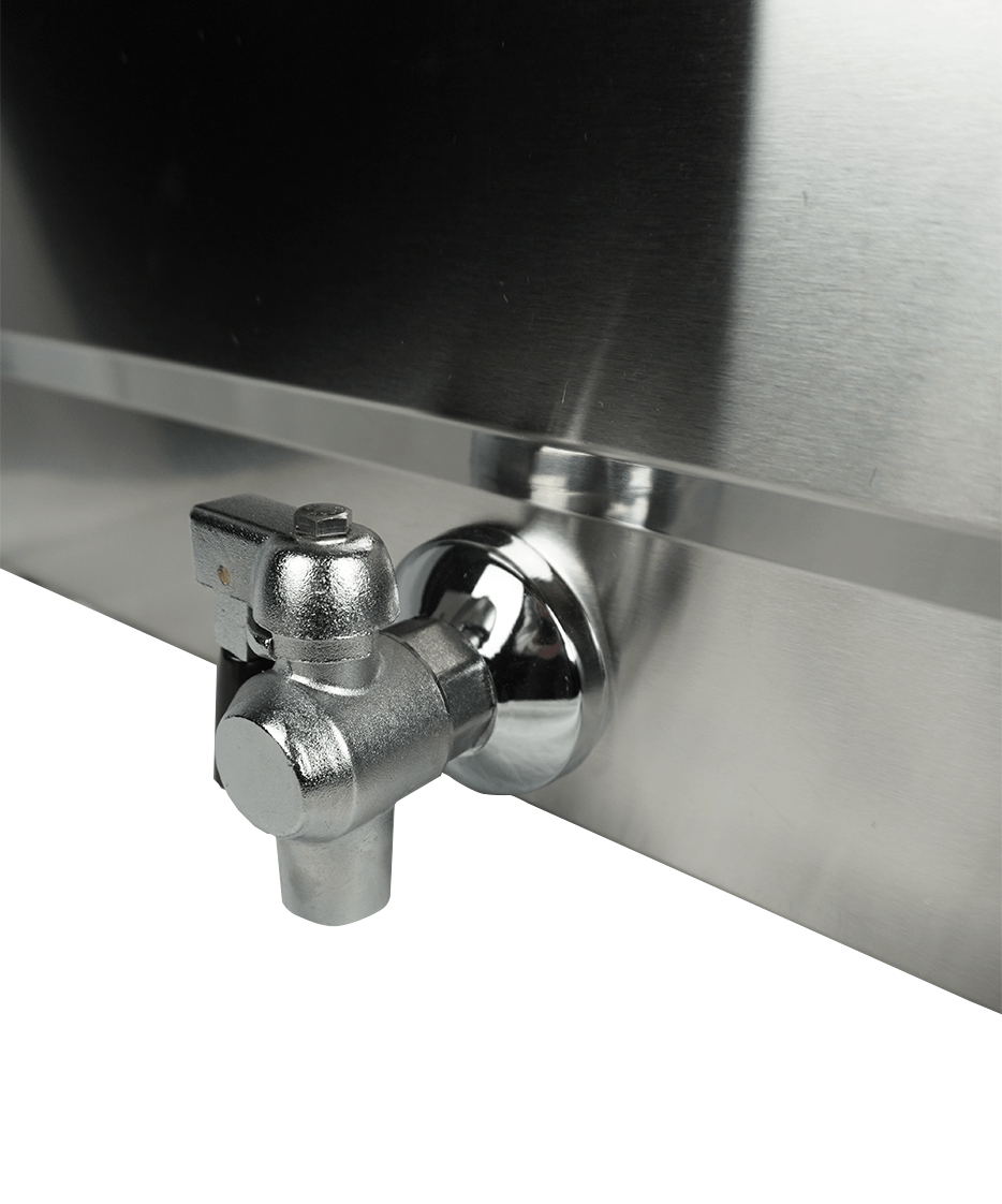 CombiSteel ELECTRIC COUNTER FRYER 25L - WITH DRAIN VALVE