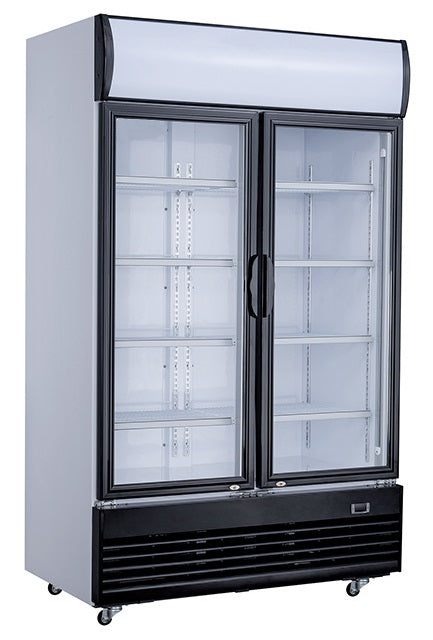 CombiSteel REFRIGERATOR 2 GLASS DOORS 1000L