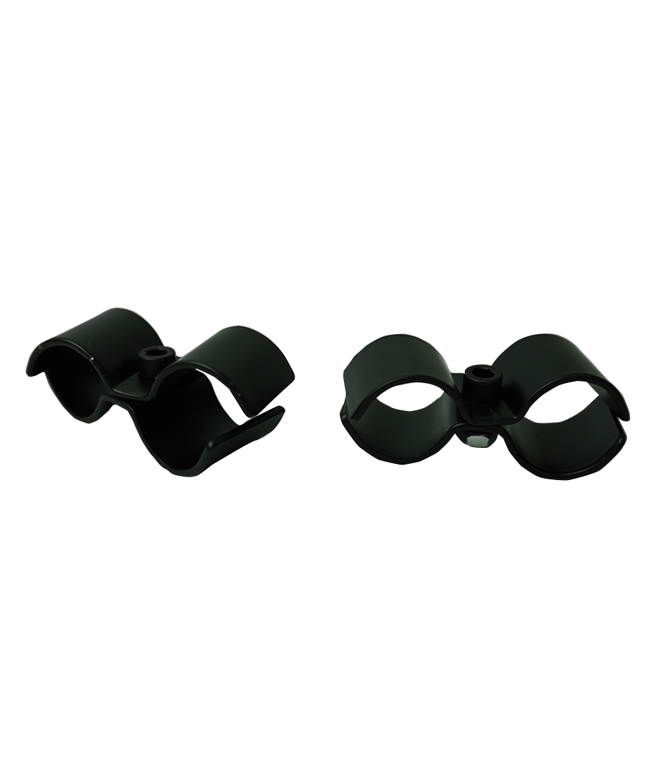 CombiSteel SET OF 2 POLE CLAMPS BLACK FOR 7530.0025-0030-0035-0040