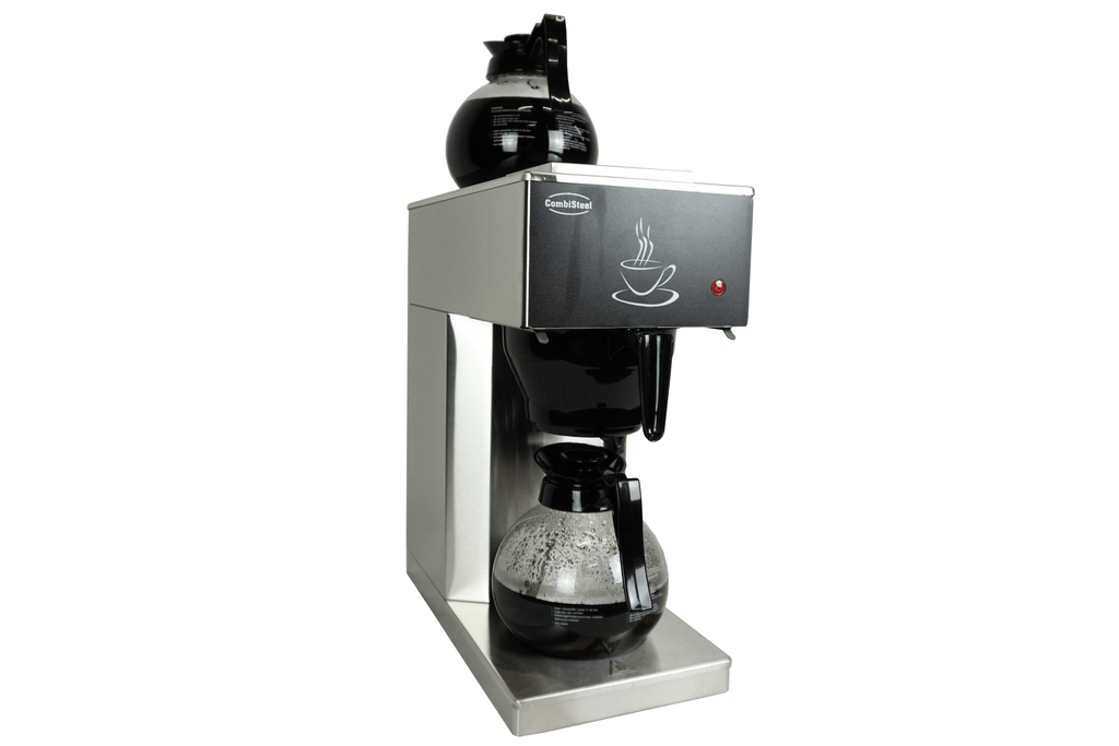 CombiSteel COFFEE MACHINE INCL. 2 GLASS COFFEE JUGS 1.8L