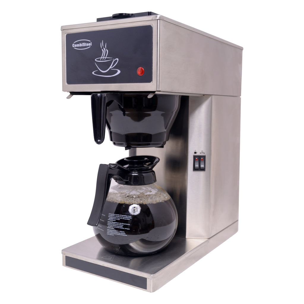 CombiSteel COFFEE MACHINE INCL. 1 GLASS COFFEE JUG 1.8L