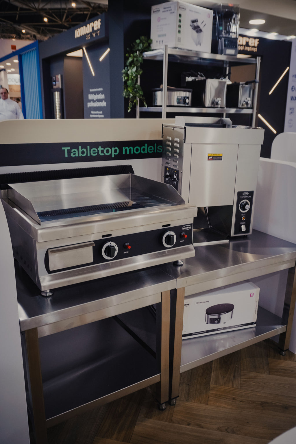 CombiSteel GAS FRY TOP CHROME 650