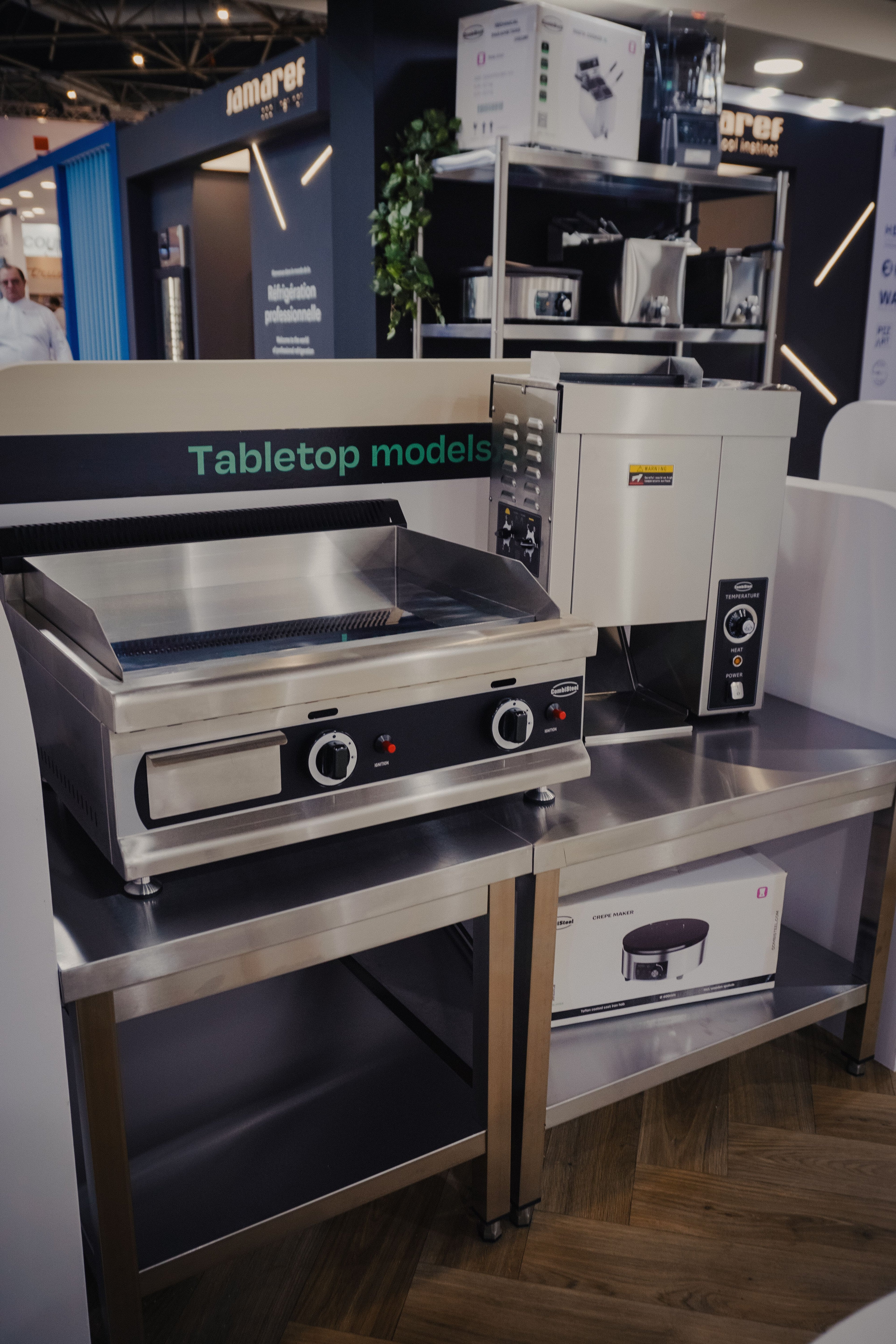 CombiSteel GAS FRY TOP CHROME 650