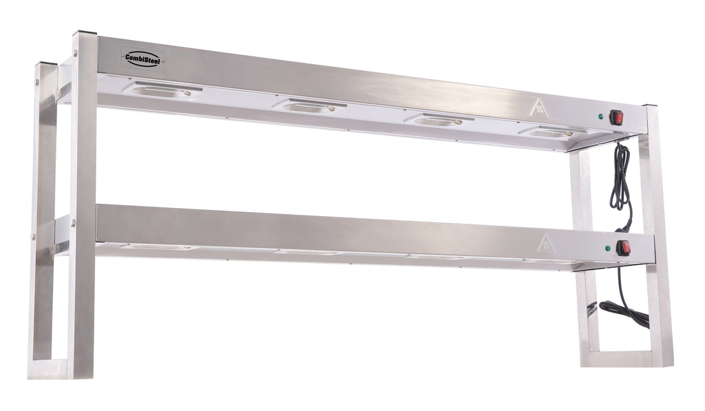 CombiSteel OVERSHELF HALOGEN HEATED 2 LEVELS 1500 FLAT PACKED