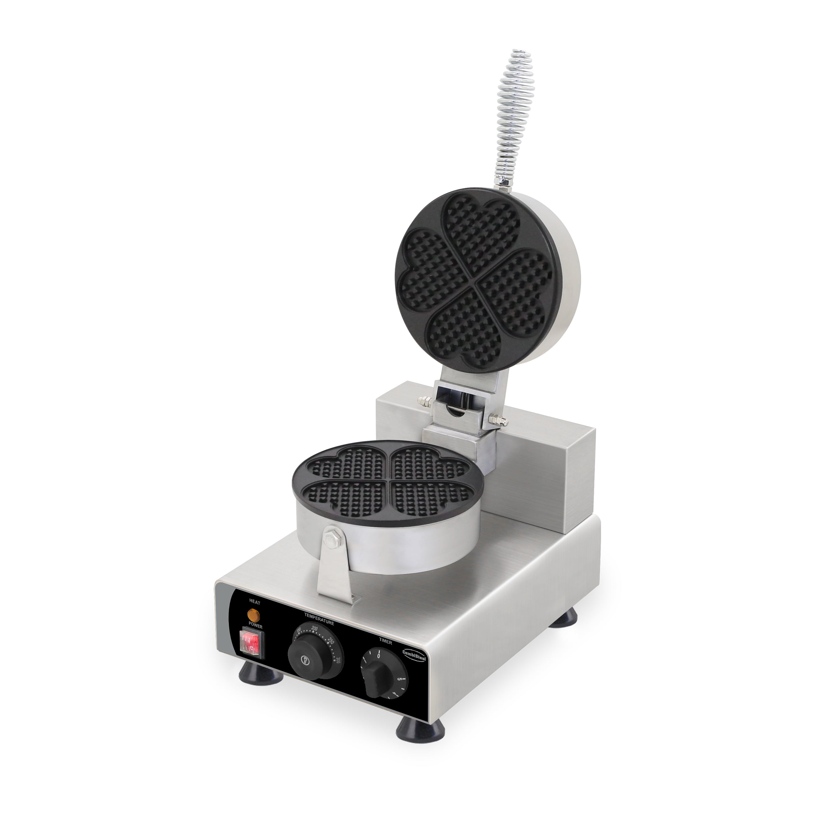 CombiSteel WAFFLE IRON 4PCS HEART SHAPE